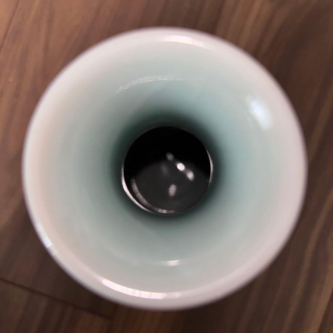 鍋島　長春青磁　花瓶