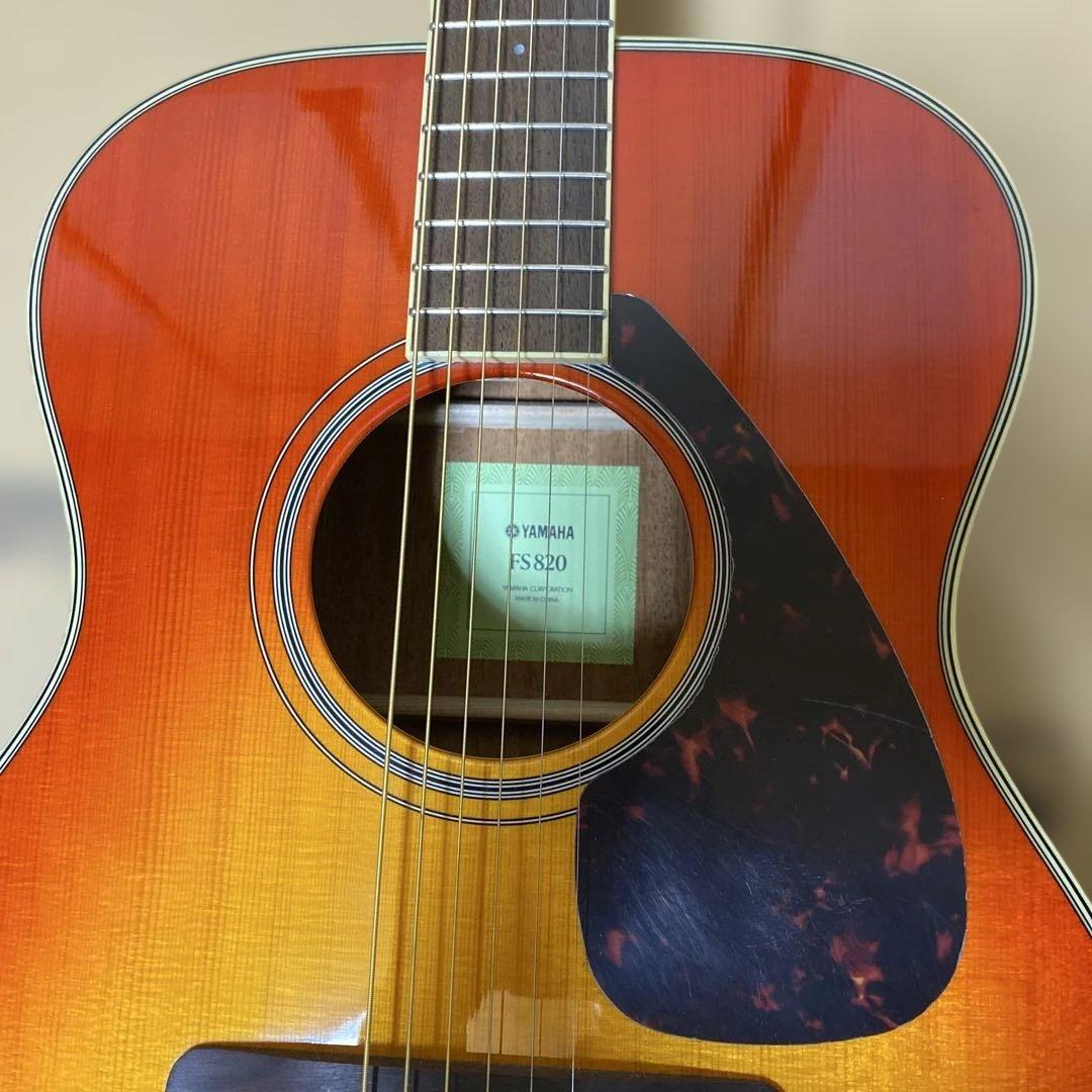 美品YAMAHA アコースティックギター FS820 オータムバースト
