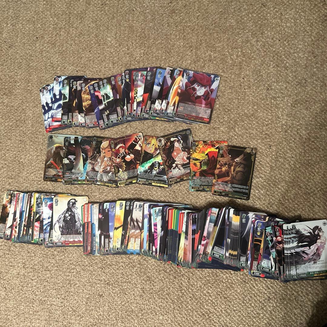 ヴァイスシュヴァルツ オーバーロード デッキ パーツ セット