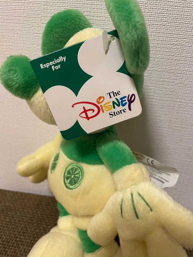 レトロ　ディズニーストア　ミッキー　ライム　フレグランス　ぬいぐるみ　人形　レア