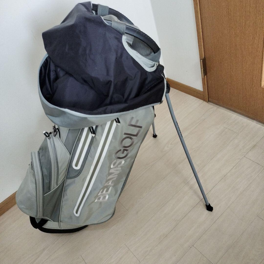 BEAMS GOLF キャディバッグ グレー　ビームス