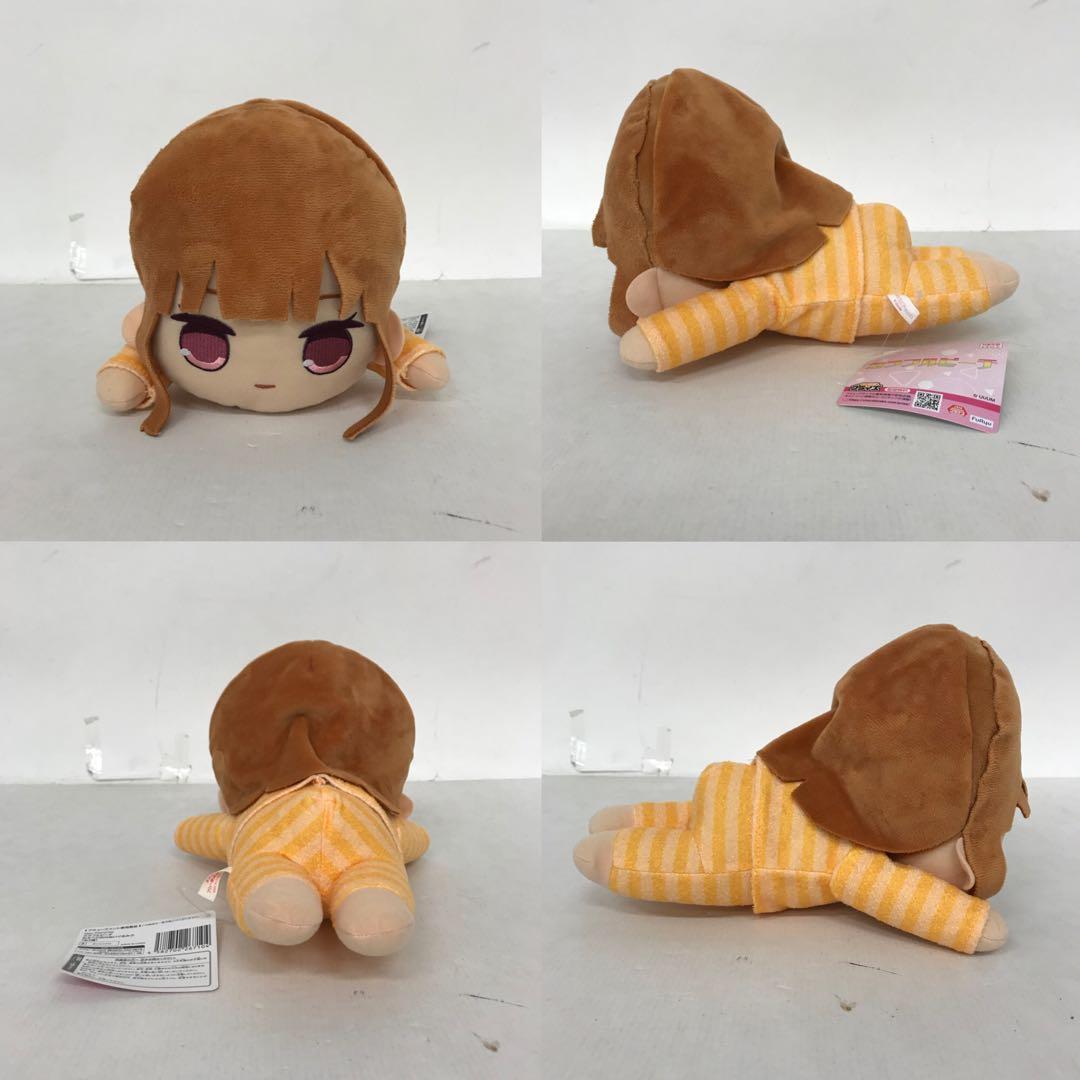 カラフルピーチ ねそべりBIGぬいぐるみ きゅるまるイラストロングクッション