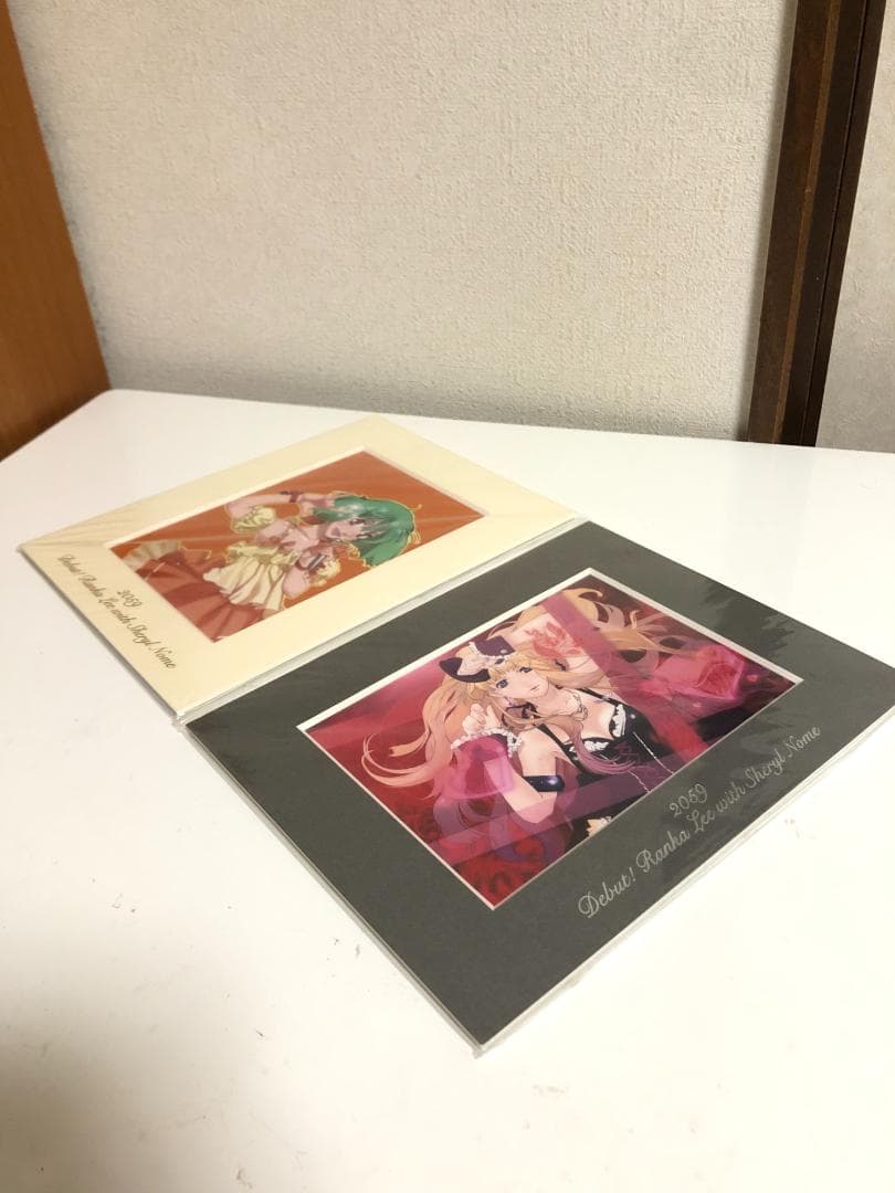 マクロスF　FC限定受注生産　江端里沙書下し　アートワークス（シェリル＆ランカ）