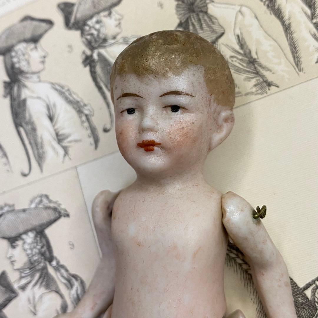 ドイツアンティーク ビスクドール 9cm