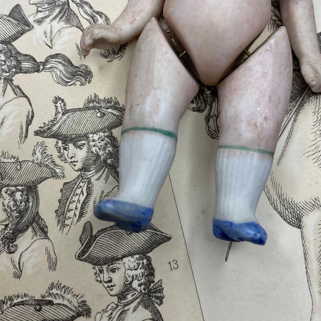 ドイツアンティーク ビスクドール 9cm