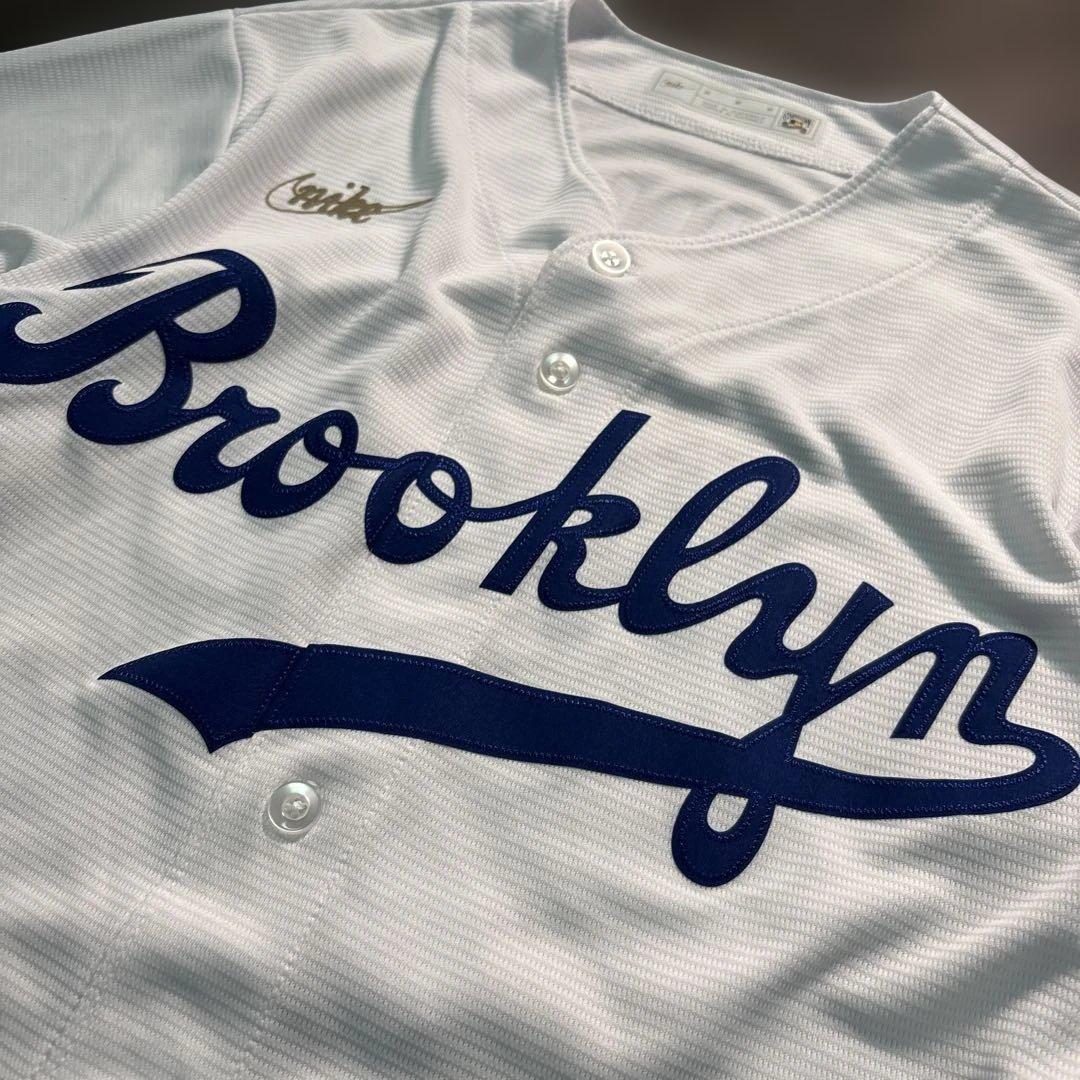 ★8SM2 US限定　ドジャース　ロビンソン　ユニフォームシャツ　古着used