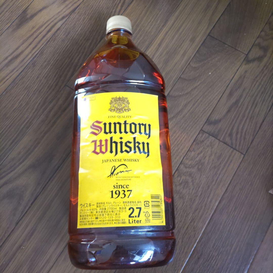 サントリーウイスキー 2.7L　角瓶　４本セット