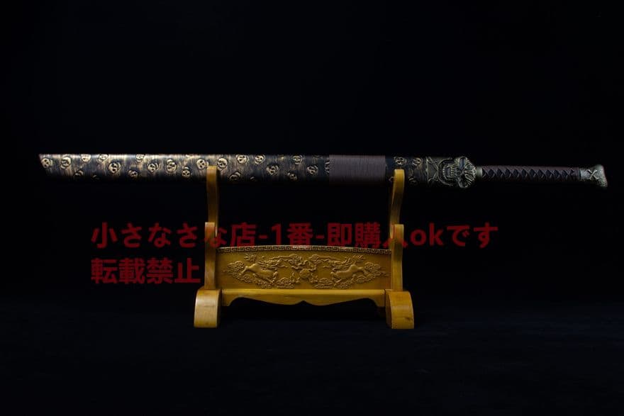 殺意の絶影唐刀  武具　刀装具　日本刀　模造刀 横刀  直刀
