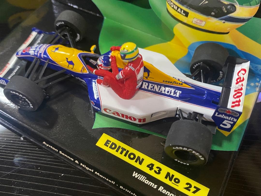 1/43ウィリアムズFW14 ルノー ライドオン セナ イギリスGP 1991