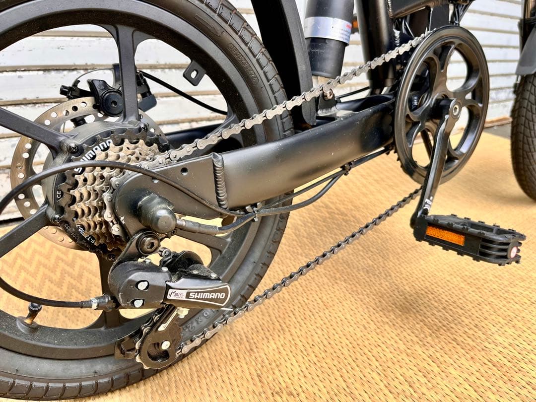 ②【美品】折りたたみ式電動アシスト自転車