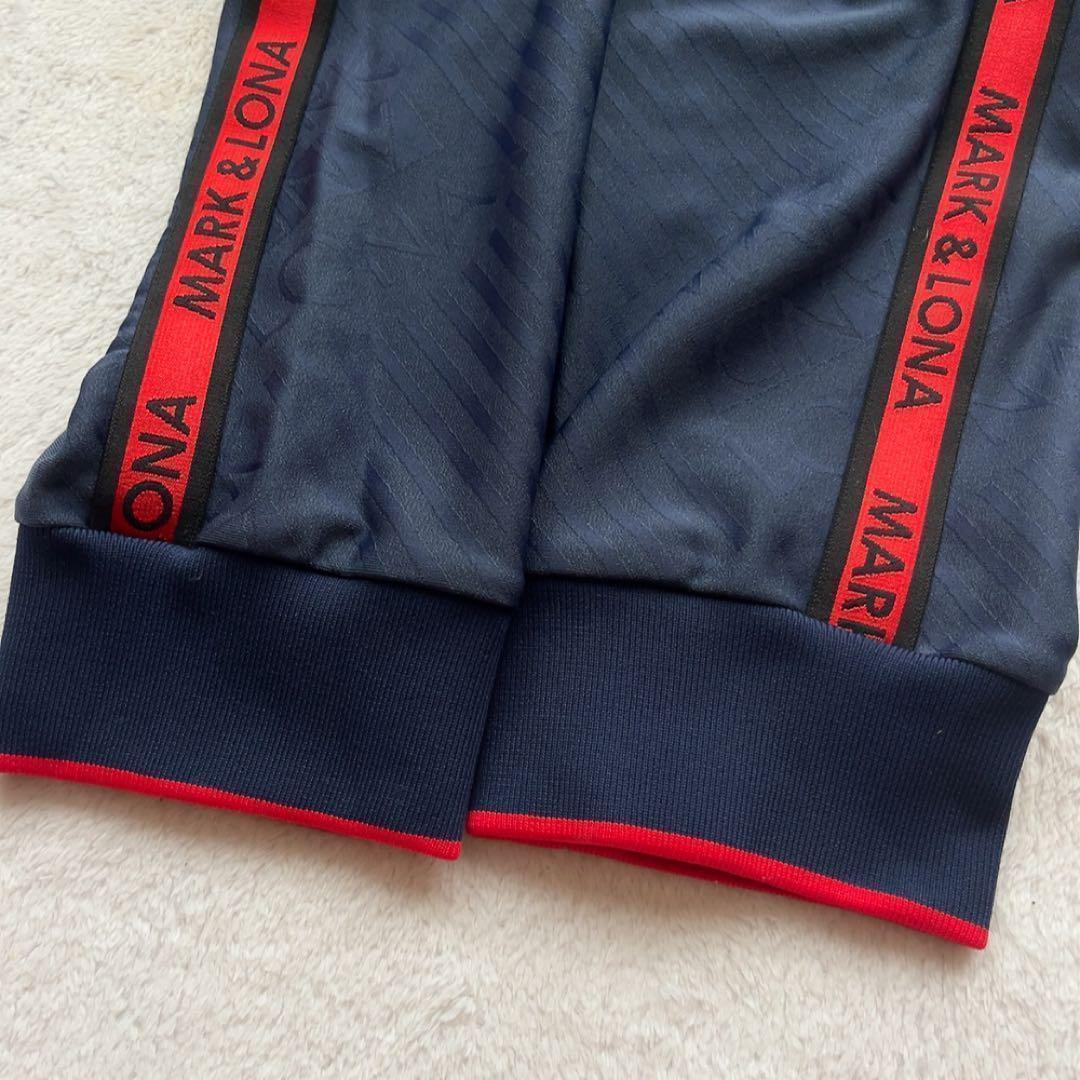 美品　マークアンドロナ　セットアップ　ジャケット　パンツ　ジャージ　ネイビー