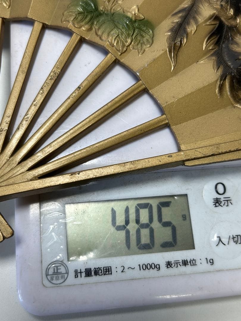 東芝エレクトロニクス 記念金属扇 鳳凰 昭和レトロ 工芸品 飾り扇 骨董品