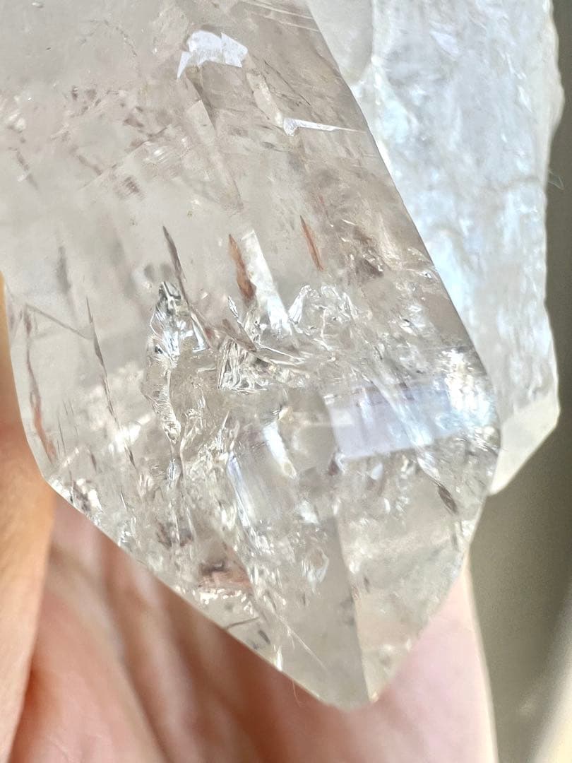 祝春節✨AAAAA宝石質マニハール 天空に浮かぶクリスタル神殿✨ルチル入天使の翼