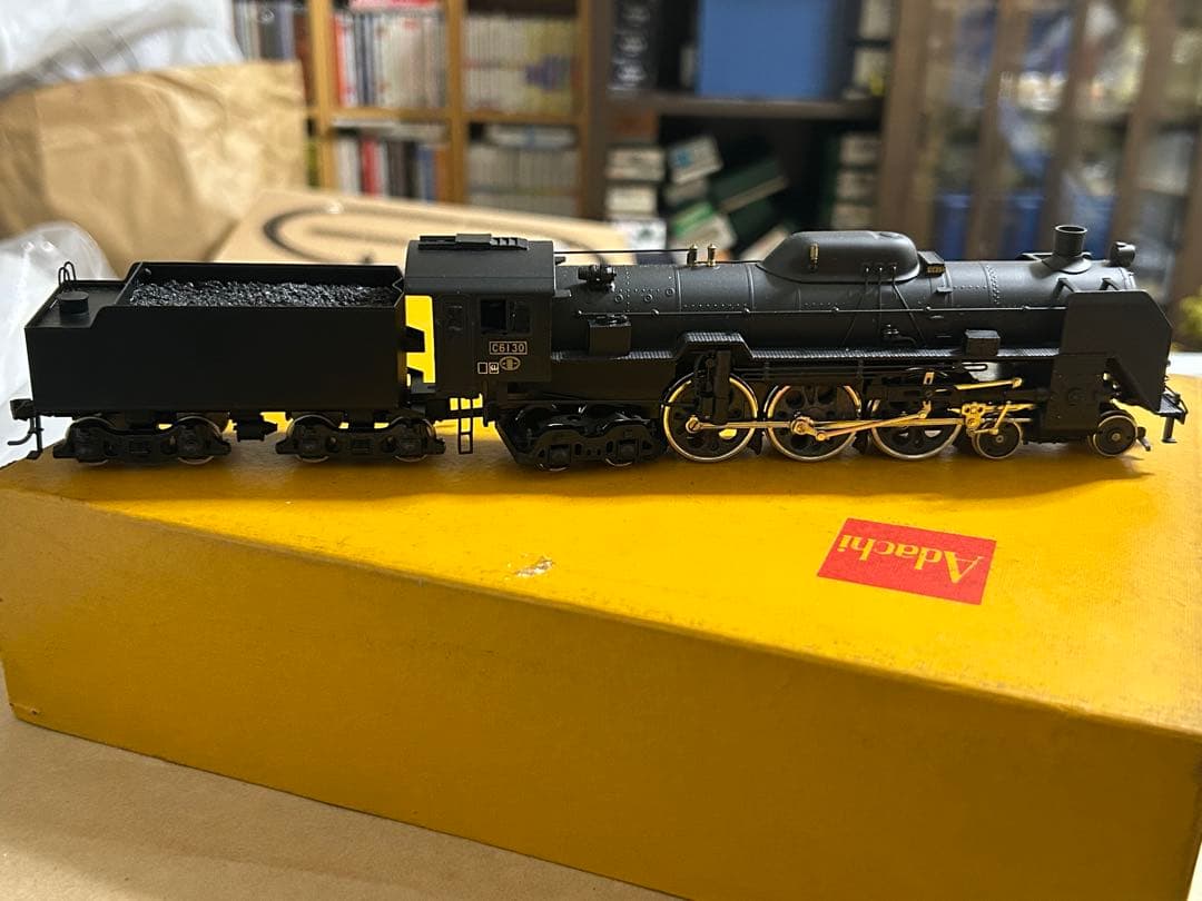 【ジャンク】天賞堂 アダチ C6130 HOゲージ 蒸気機関車