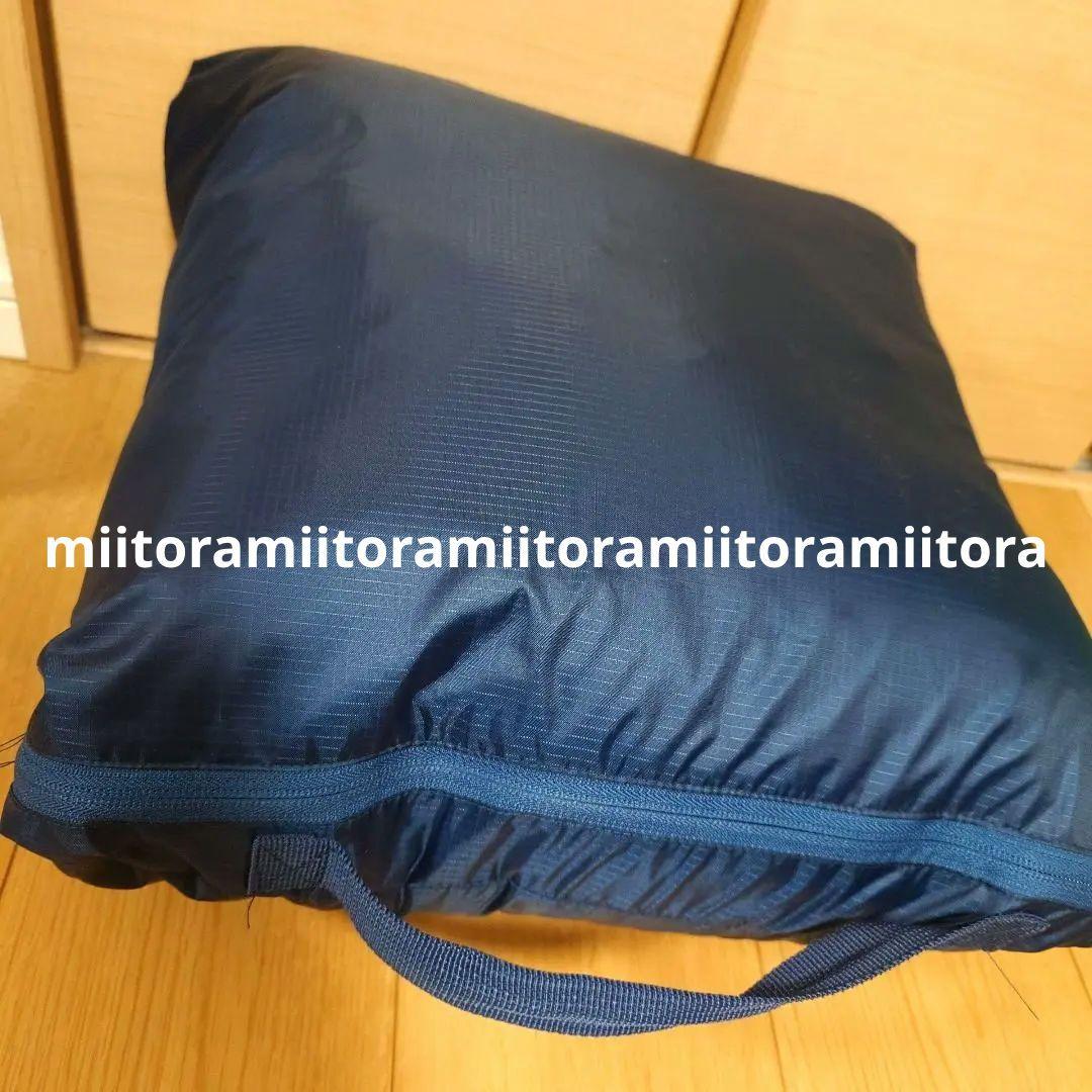 ☆SONAENO クッション型着られる寝袋 ポンチョ ネイビー 3way