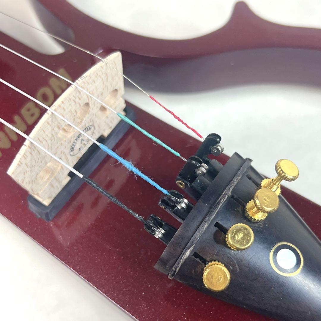 【超美品】 ENNBOM エボニー サイレントバイオリン HVPV-30 4/4