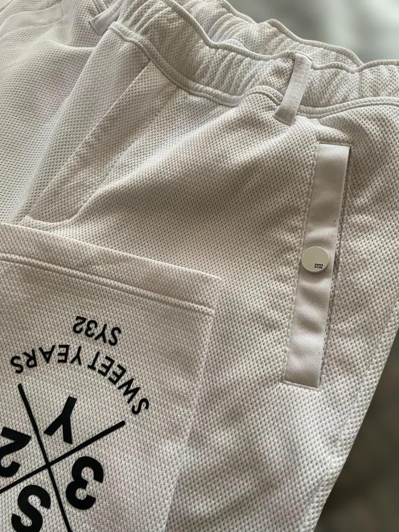 SY32　SWEET YEARS メッシュホワイトパンツ Lサイズ