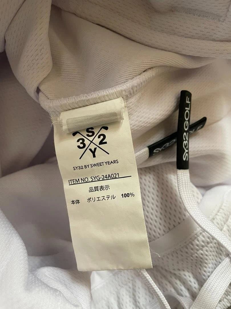 SY32　SWEET YEARS メッシュホワイトパンツ Lサイズ