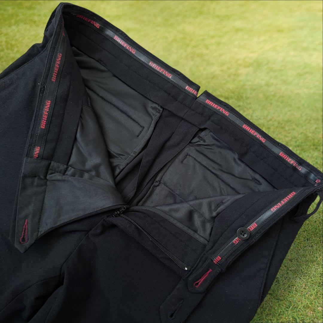 ブリーフィングゴルフ　パンツ　黒　M〜L相当　ブラック　秋冬　BRIEFING
