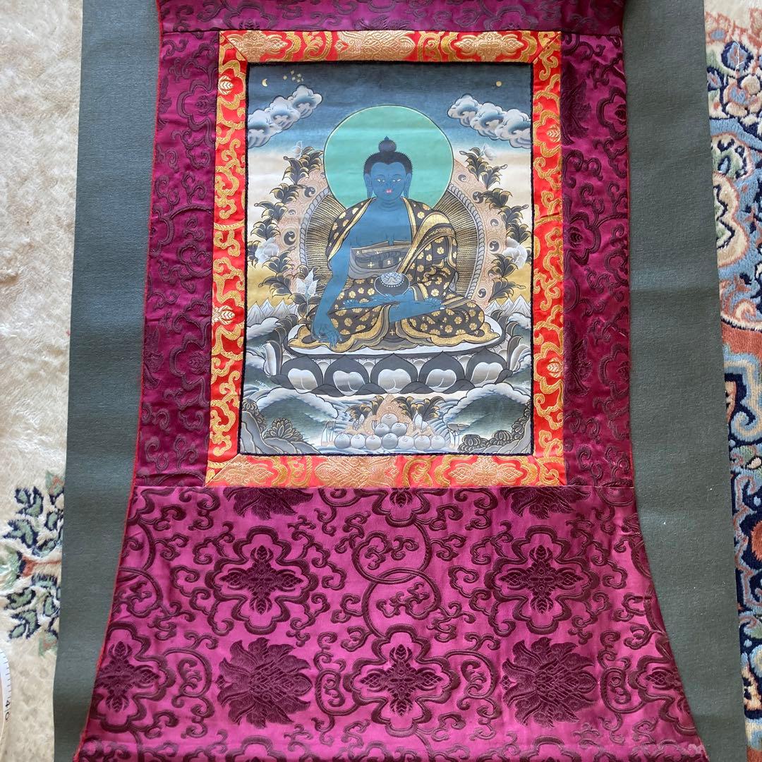 タンカペイント　釈迦牟尼仏陀