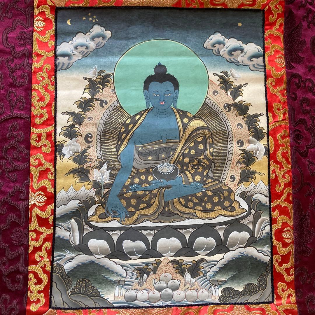 タンカペイント　釈迦牟尼仏陀