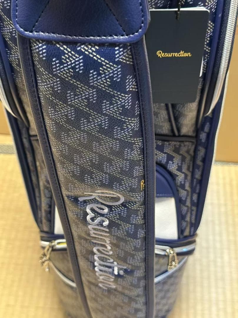 Resurrection オリオラ No.4 キャディバッグ ネイビーブルー