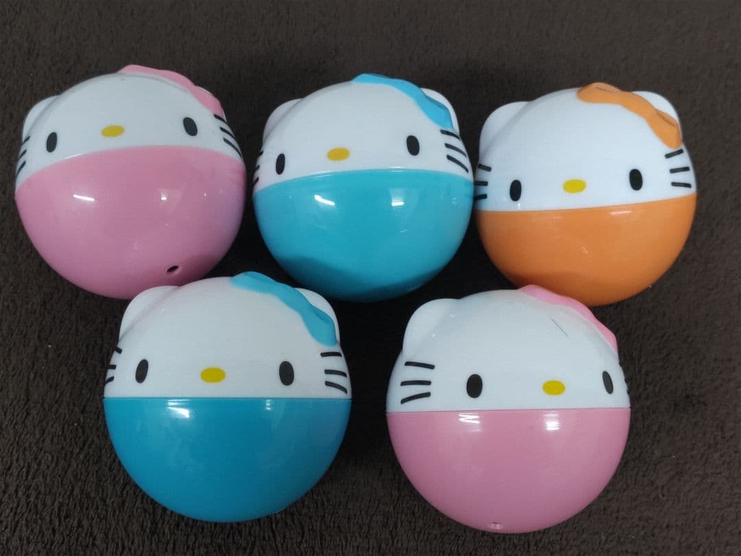 HelloKitty ハローキティ こけしライトコレクション ５種セット