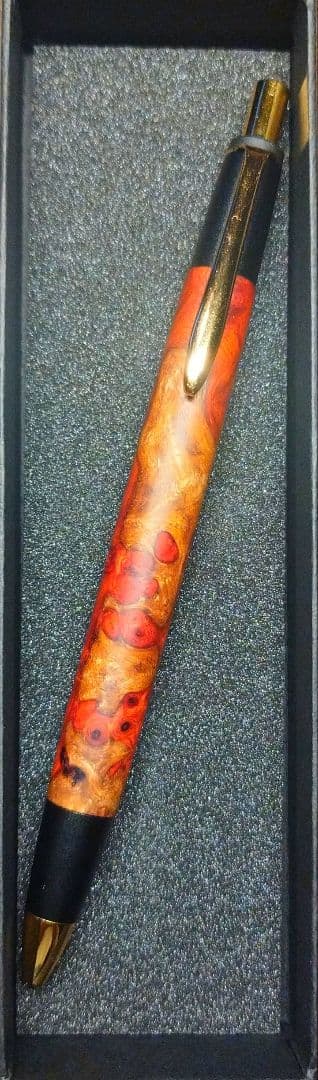 最上級　花梨紅白　シャープペンシル　野原工芸似　あけぼの工房 0.5