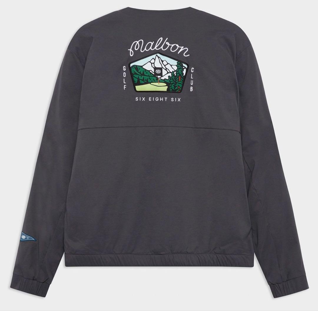 マルボン Malbon Golf 686 長袖 プルオーバー ジャケット