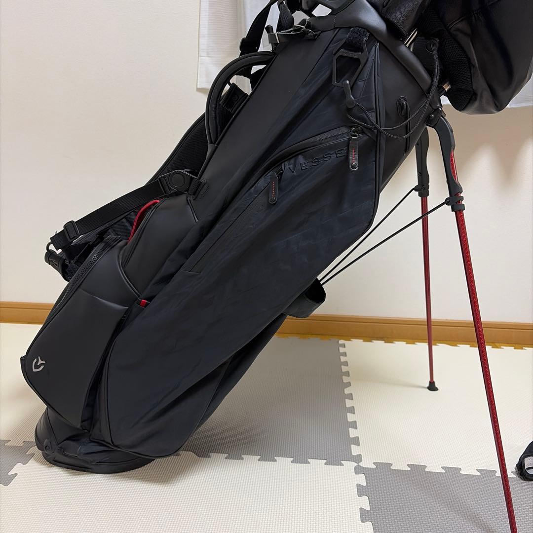 ベゼル キャディバック VESSEL 黒赤