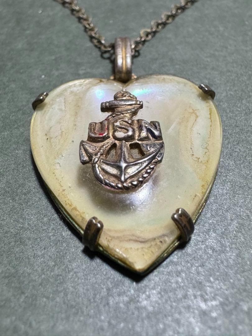 米軍 実物 SWEETHEART JEWELRY USNネックレス