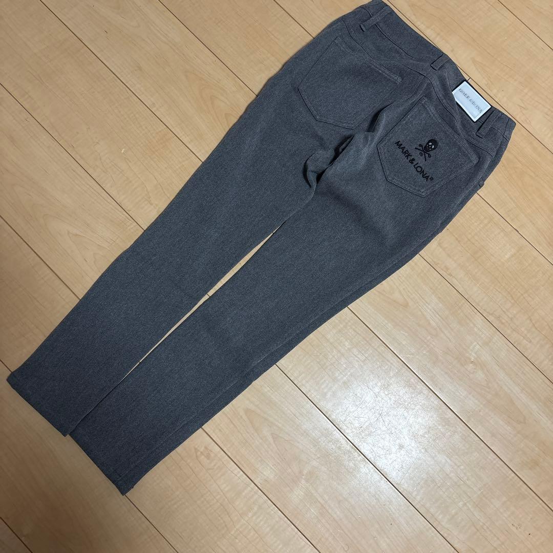 MARK&LONA マークアンドロナ ゴルフパンツ グレー 36 日本製