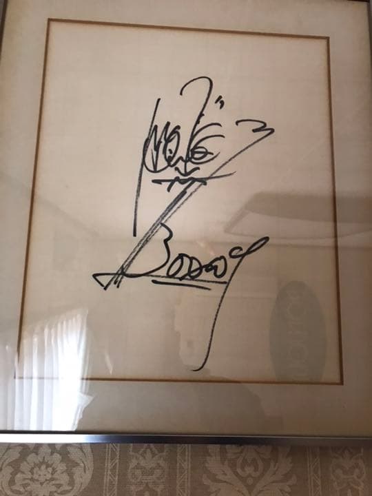 氷室京介　サイン　BOΦWY時代