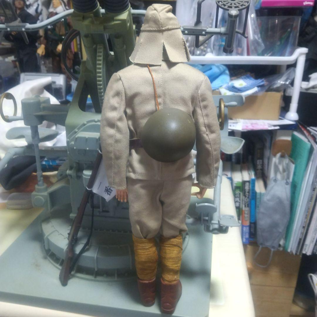 日本対空機関砲(鹵獲ボフォース対空砲)フィギュア 1/6スケール 日本兵付属