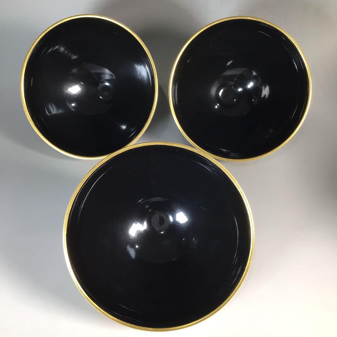 Ｎ４８１　S845 2点！茶碗　十客　『木村山花造』『数茶碗』　共箱　茶道具