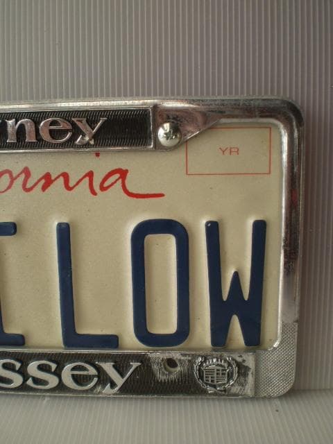 SEMI LOW'カルフォルニアライセンスプレートOld Used'