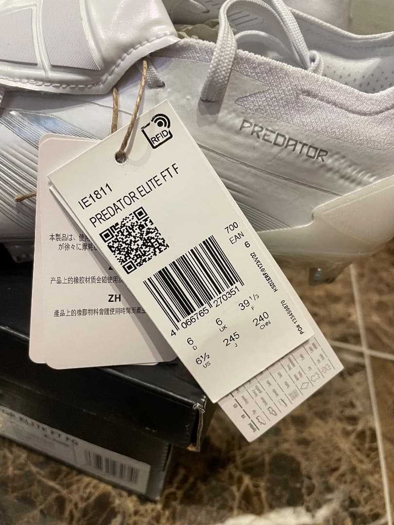 国内未発売 プレデター エリート Elite FT FG 24.5cm