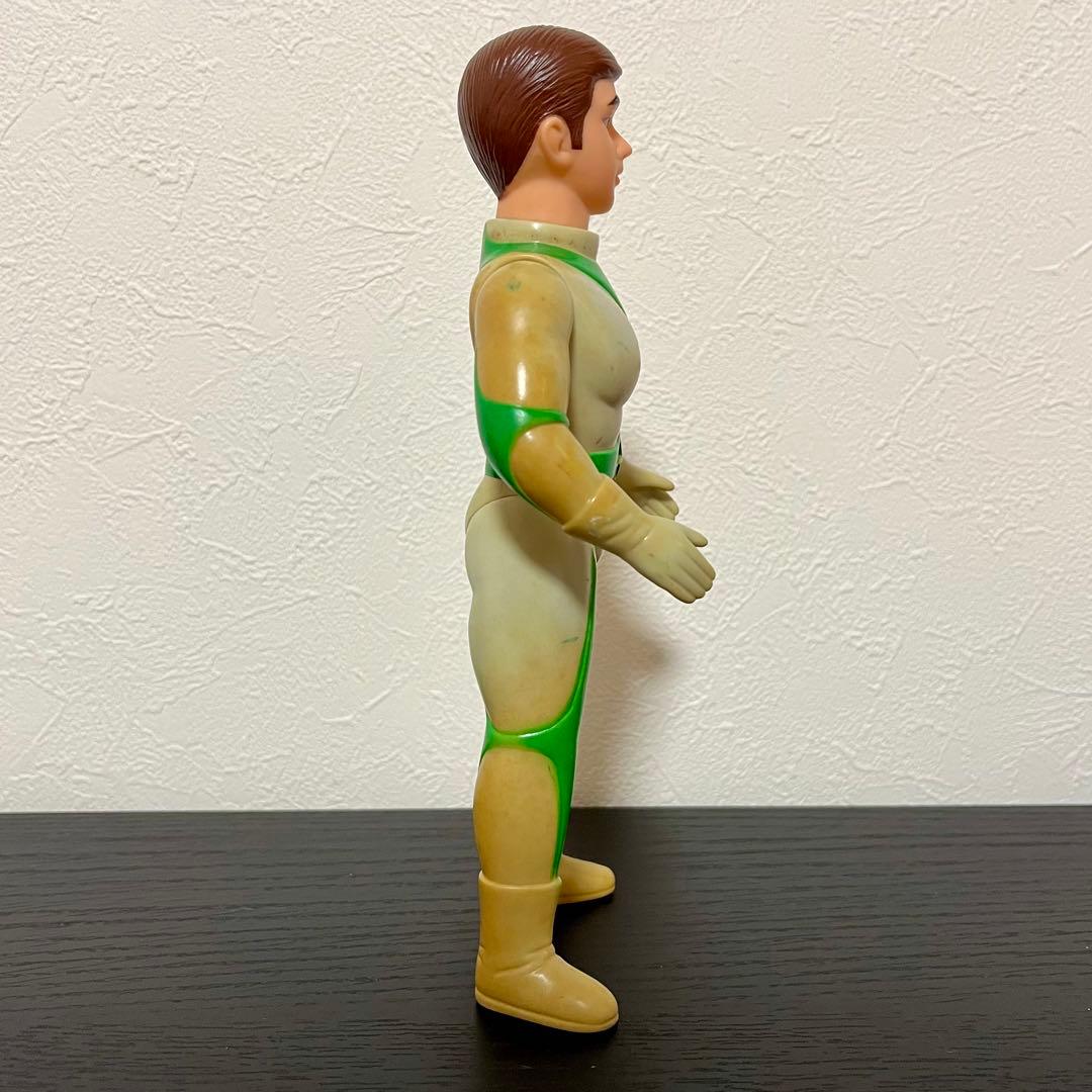 昭*き様 当時物　ブルマァク　ミラーマン　ソフビ　スタンダードサイズ　面取れ　マ