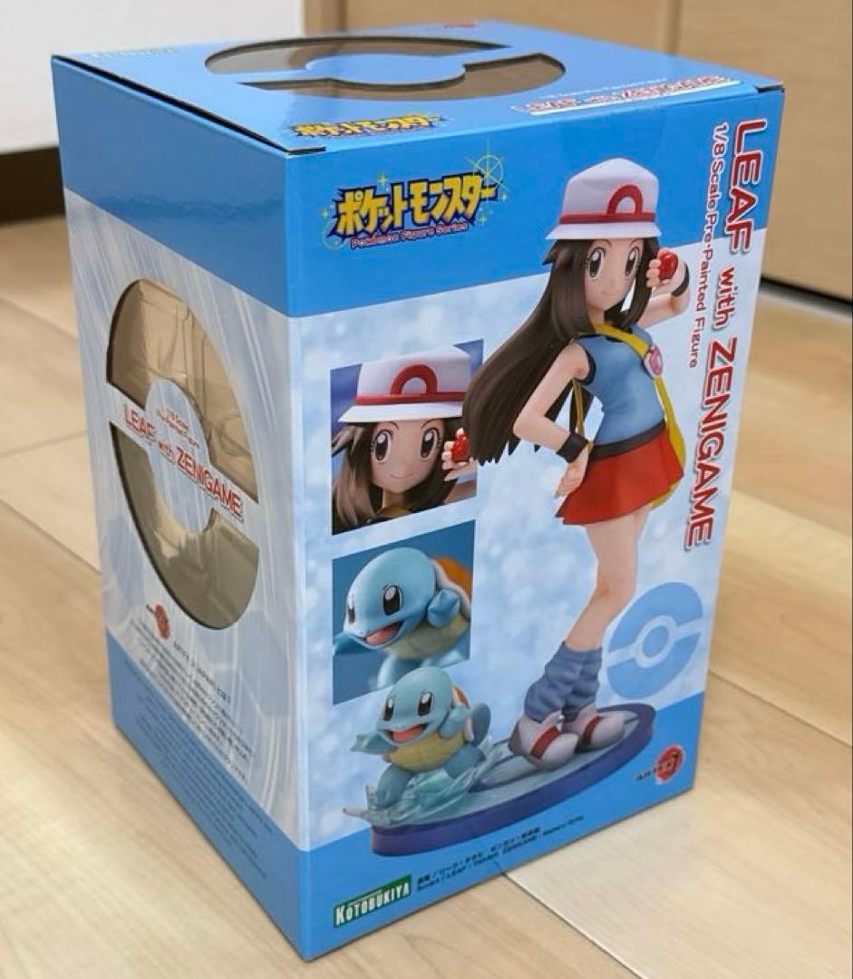 【新品未開封】コトブキヤ ARTFX J リーフ with ゼニガメ フィギュア