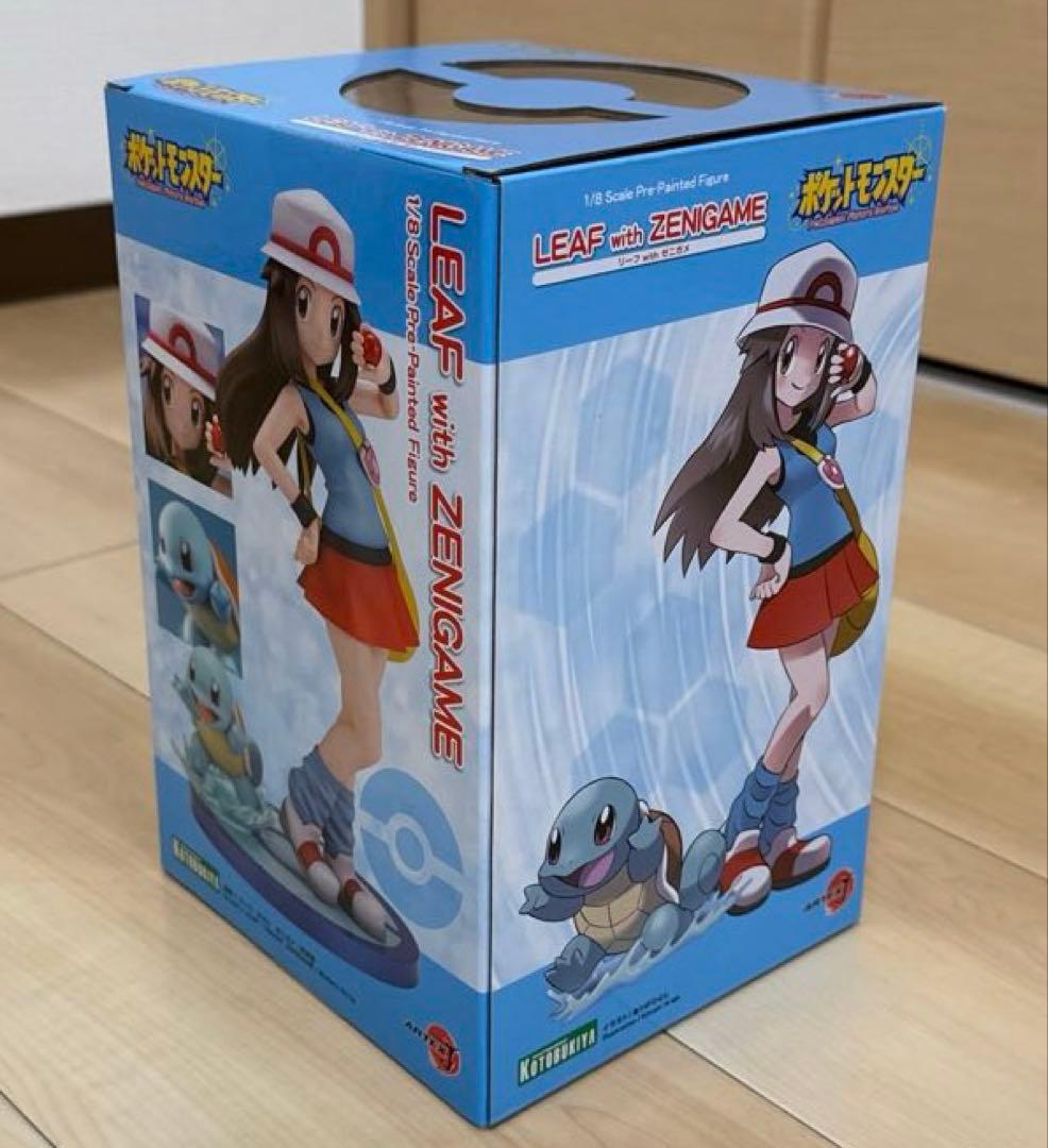 【新品未開封】コトブキヤ ARTFX J リーフ with ゼニガメ フィギュア