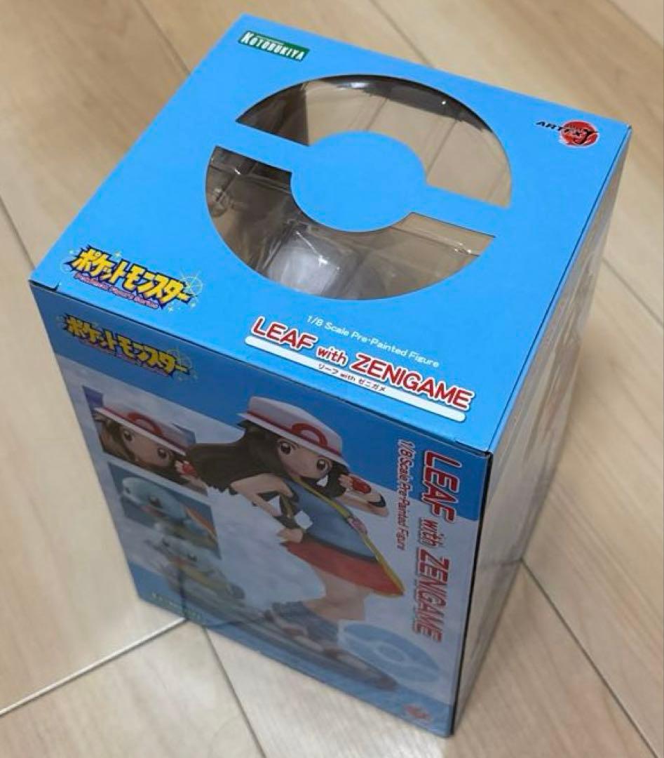 【新品未開封】コトブキヤ ARTFX J リーフ with ゼニガメ フィギュア