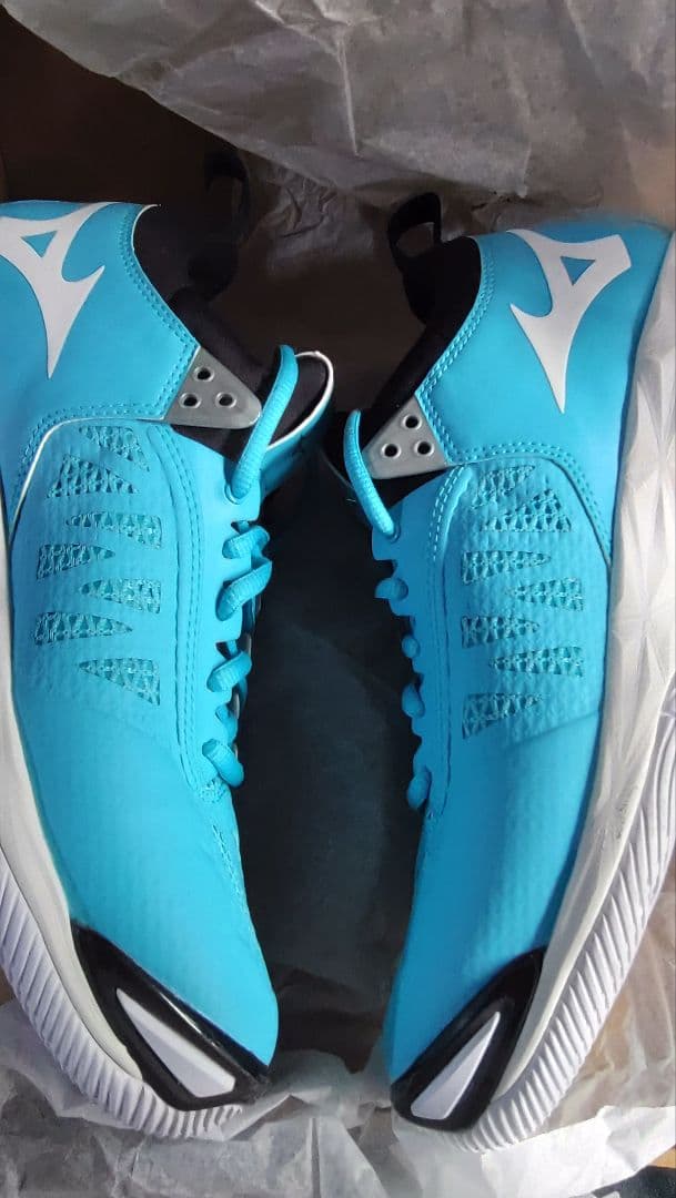 Mizuno バレーボールシューズ 青