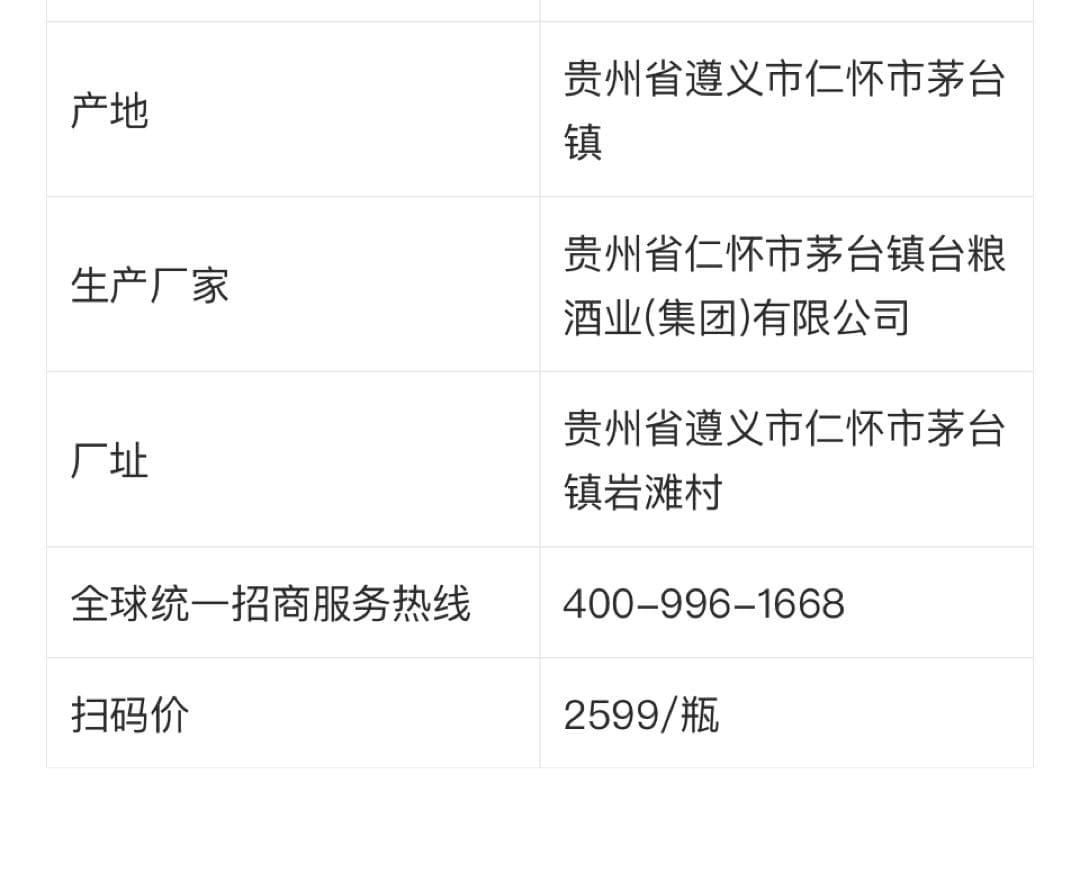 中国のお酒　華酔台 500ml 53% 1992年製造