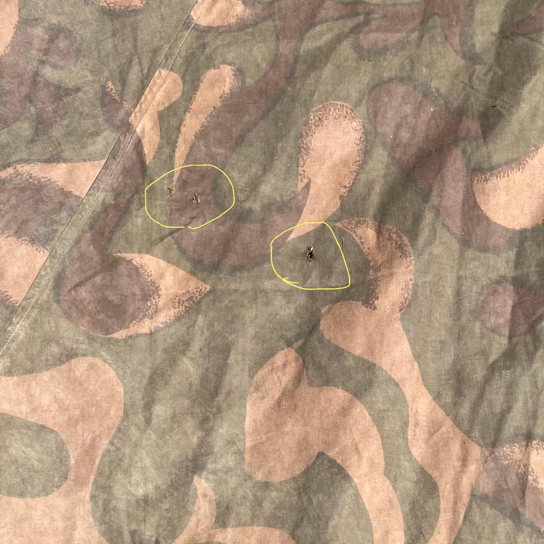 ひ*ち様 ハンガリー軍　軍幕　ポンチョ　１枚②　迷彩　ハリケーンカモ