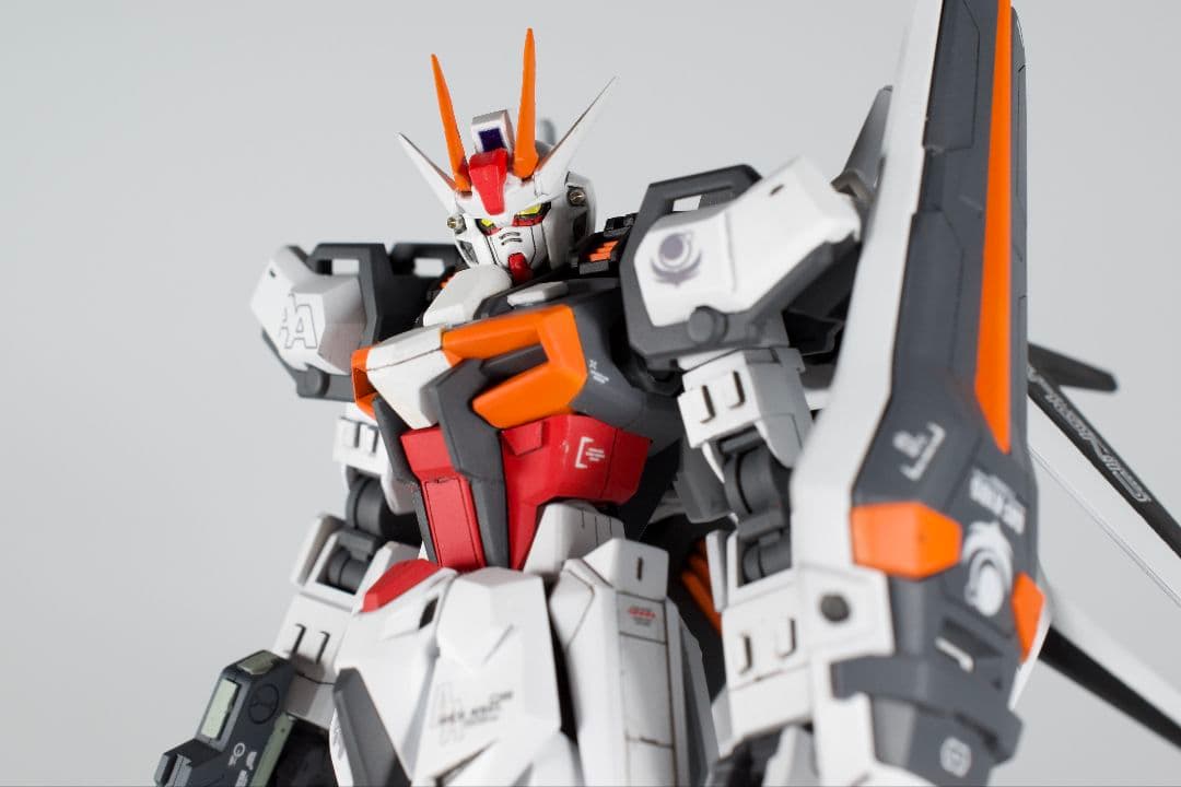 HG エールストライクガンダム　エクスインパルスカラー　全塗装　塗装済み　完成品