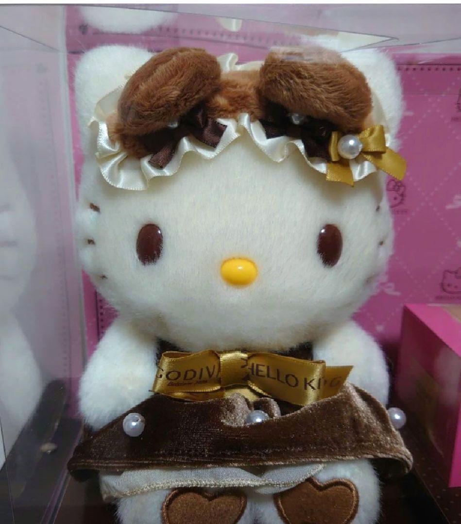サンリオ ゴディバ 限定 ハローキティ ぬいぐるみ チョコ シール付き お顔厳選