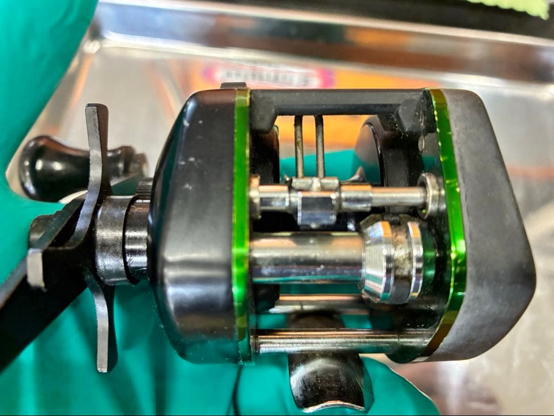 ABUアンバサダーMAG1PLUS グリーンフレームFN84-3