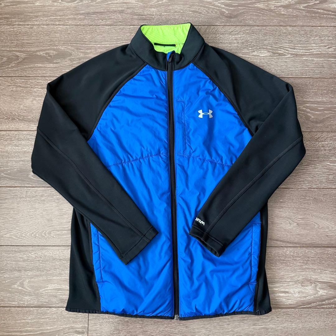 超美品 UA アンダーアーマー ゴルフウェア コールドギア 中綿ジャケット XL