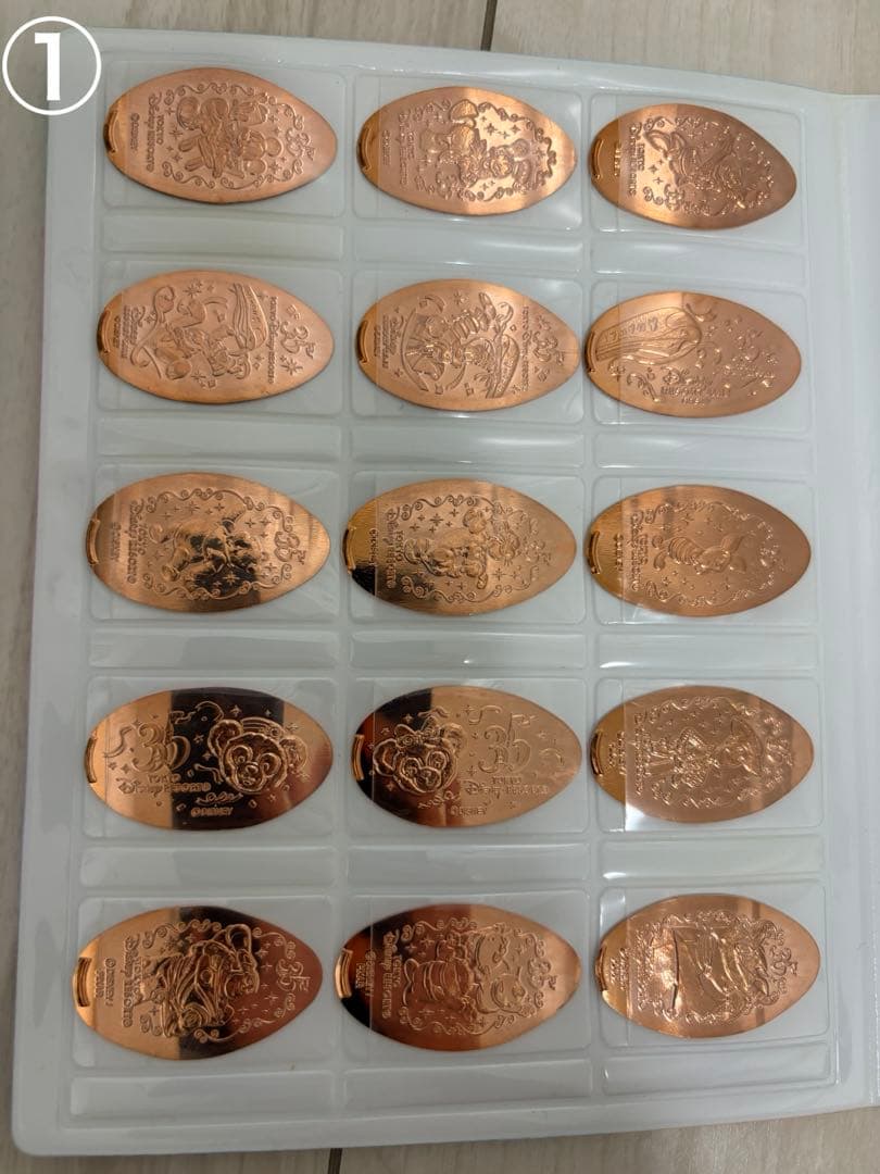 ディズニー　スーベニアメダル　208枚　メダルコレクションブック付き