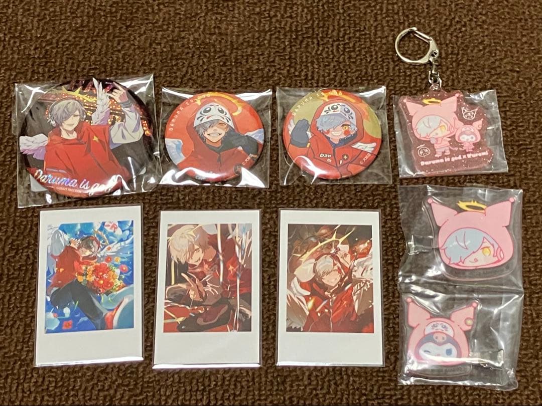 CR だるまいずごっど グッズ 大妖怪 ローソン ぬいぐるみ 缶バッジ カード